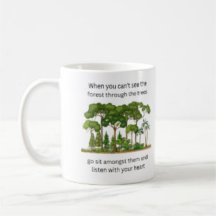 Mug Quand on ne voit pas la forêt à travers les arbres
