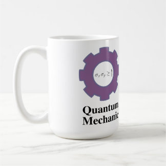 mug, quantum mechanic, infinite square well coffee mug