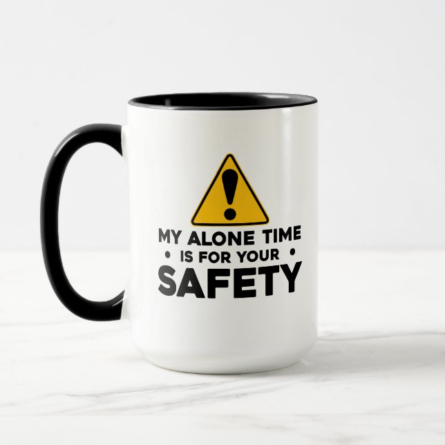 Mug Quarantine 2020 Distances sociales Introvert Café (Gauche)