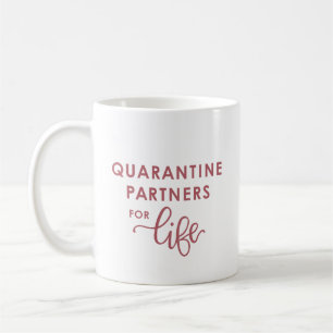 Mug Quarantine Partners for Life Coronavirus (Pink)