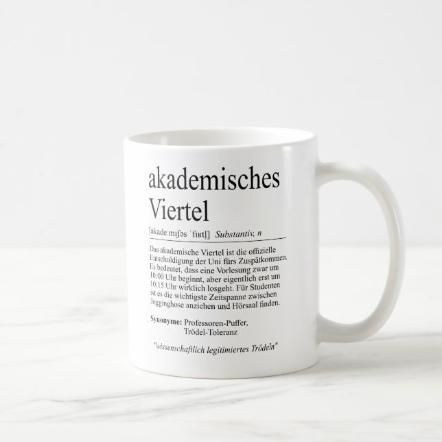 Mug "Quartier universitaire" (Droite)