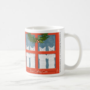 Mug Quatre chats appelants… Vacances