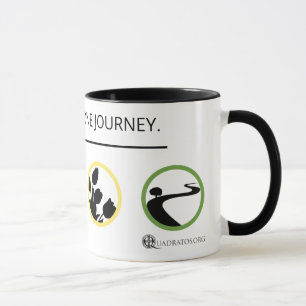 Mug Quatre Chemins. Un Voyage.