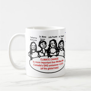 Mug Quatre femmes ignorent Wolbachia par RoseWrites