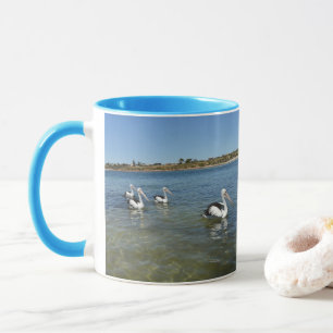 Mug Quatre Pélicans Sur L'Océan,