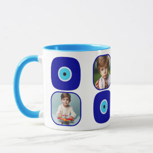 Mug Quatre Photos Personnalisées, Amulets Maux Bleus