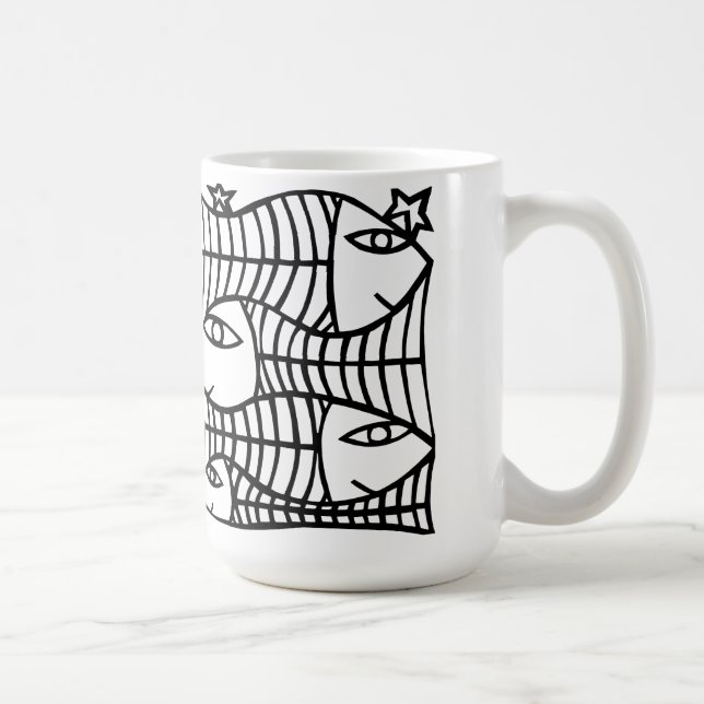 Mug Quatre poissons (Droite)