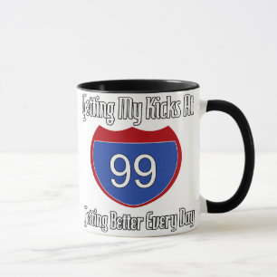 Mug Quatre-vingt-dix-neuvième anniversaire de