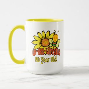 Mug quatre-vingtième anniversaire - incroyable à 80