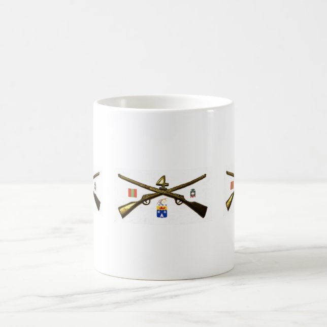Mug Quatrièmes fusils de croix de régiment (Centre)