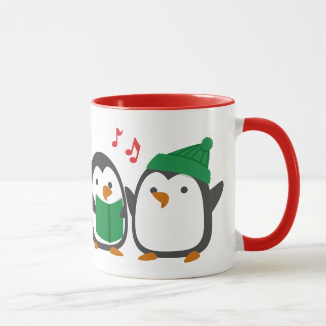 Mug Quatuor de Noël Penguin Barbershop (Droite)