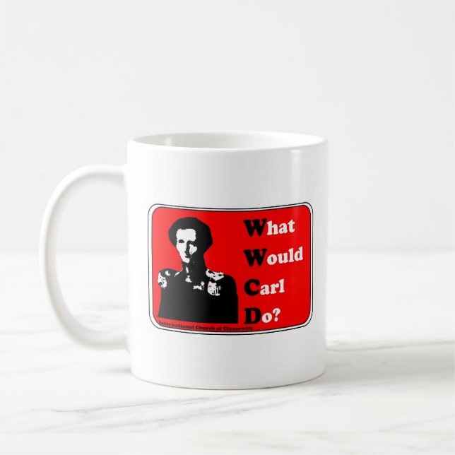 Mug Que ferait Carl - Int Church of Clausewitz Red (Gauche)
