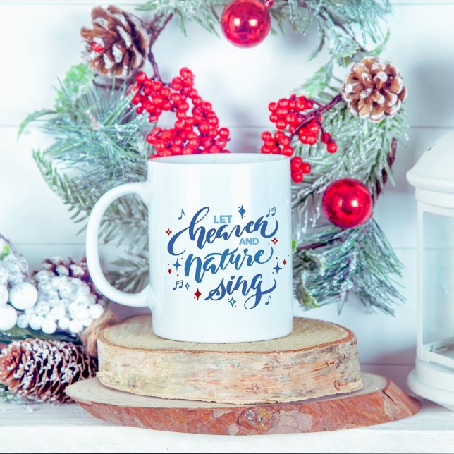 Mug Que le ciel et la nature chantent Noël (Créateur téléchargé)