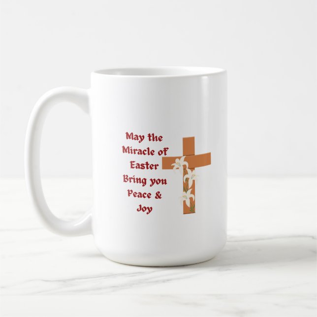 Mug Que le miracle de Pâques vous apporte (Gauche)