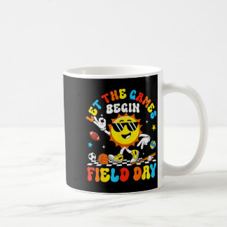 Mug Que les jeux commencent journée sur le terrain sor