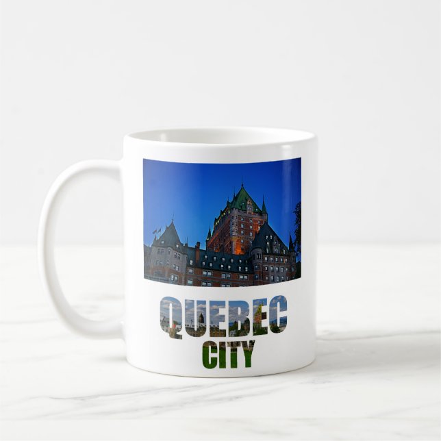 Mug Québec Canada Château Frontenac Photo (Gauche)
