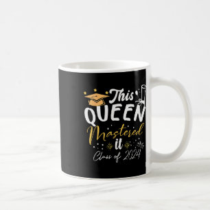 Mug Queen Mastered It Cl De 2024 Masters Graduation