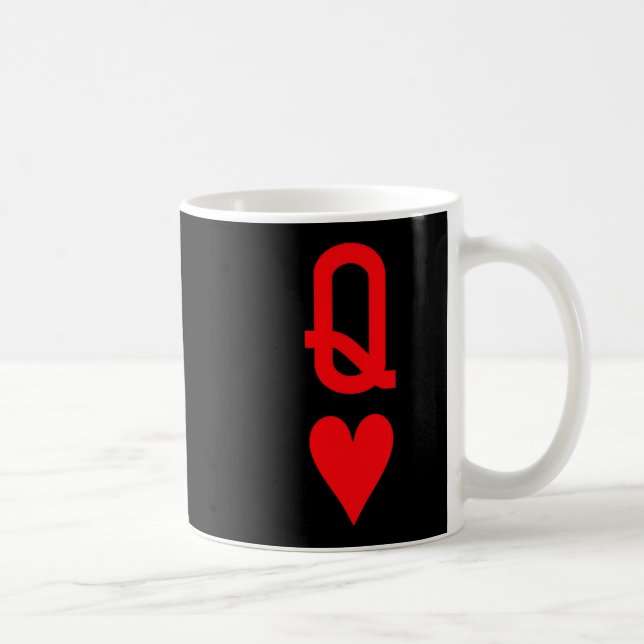 Mug Queen Of Hearts King Of Heart Couple Matching Wome (Droite)