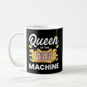Mug Queen of Slot Machine Casino Gambling Gambler