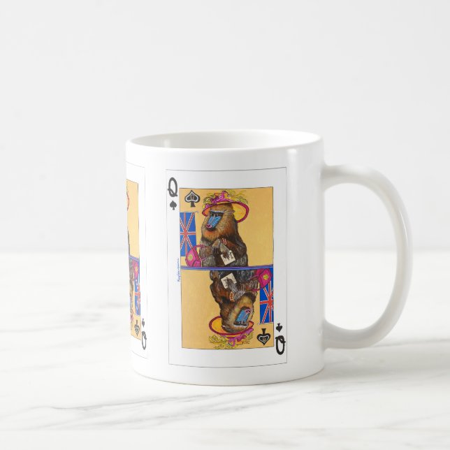 Mug Queen of Spades: Lady Mandrill at the Races (Droite)