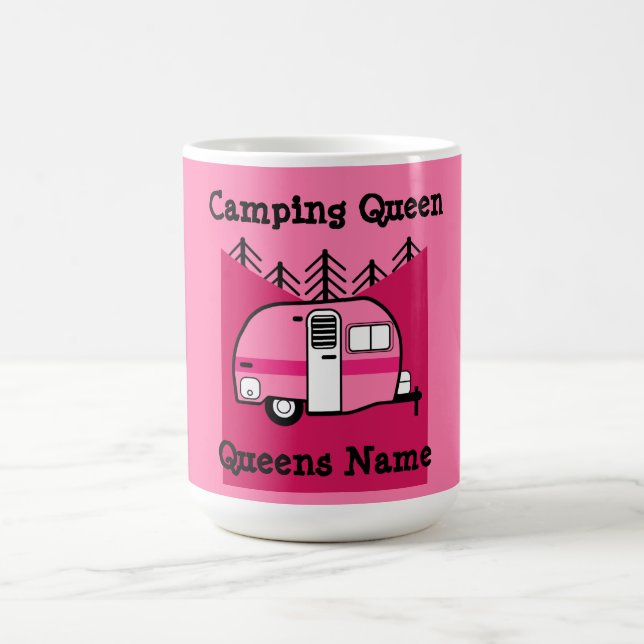Mug Queen of the Camper - Funny Camping RV Caravan Doo (Centre)