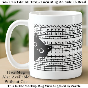 Mug Quel Message Caché Drôle avec Chat