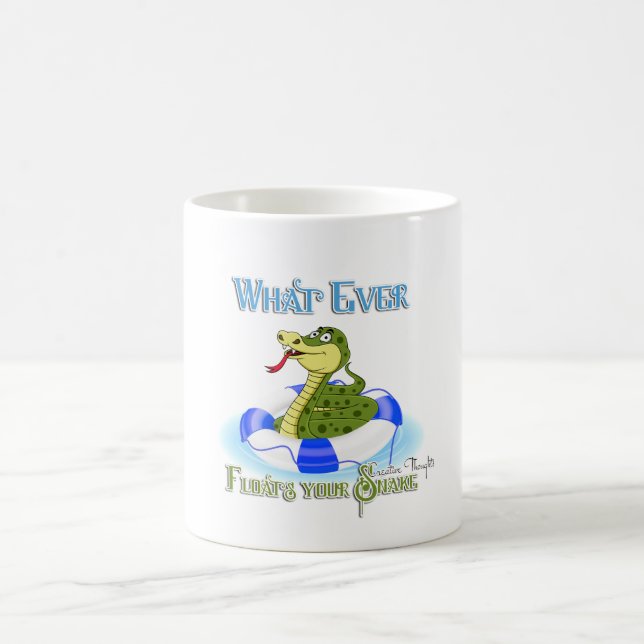 Mug Quel que soit ce qui flotte votre serpent (Centre)