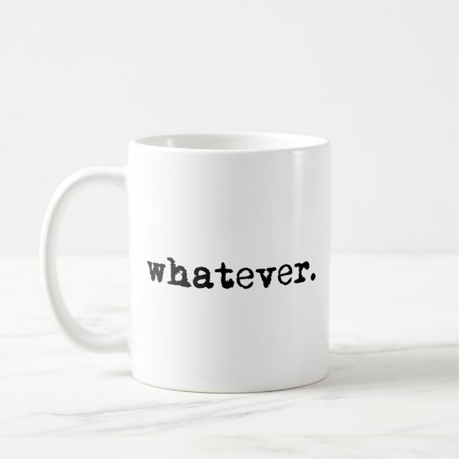 Mug Quel Que Soit Drôle Sarcastique Gen X Slacker (Gauche)
