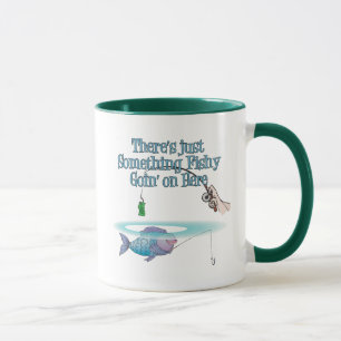 Mug Quelque chose aller de poisson sur les attirails