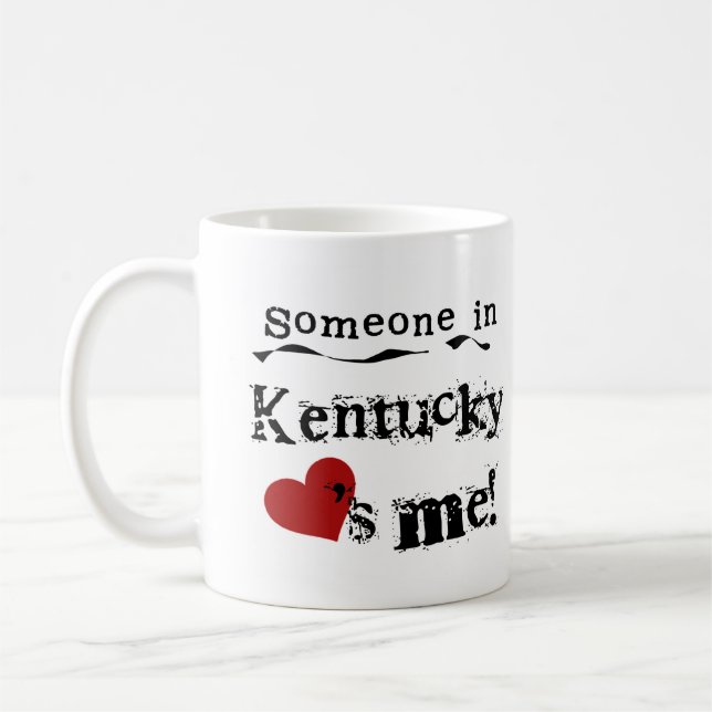 Mug Quelqu'un au Kentucky m'aime (Gauche)