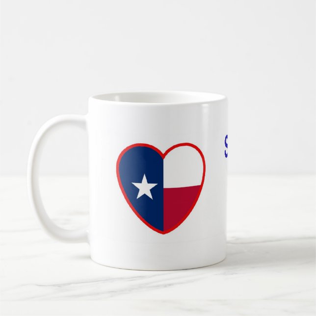 Mug Quelqu'un dans le Texas m'aime (Gauche)