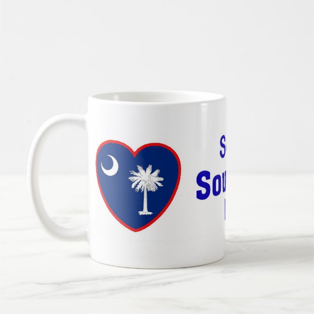 Mug Quelqu'un en Caroline du Sud m'aime (Gauche)