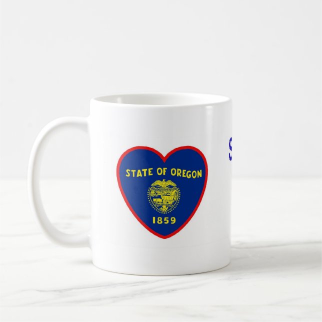 Mug Quelqu'un en Orégon m'aime (Gauche)