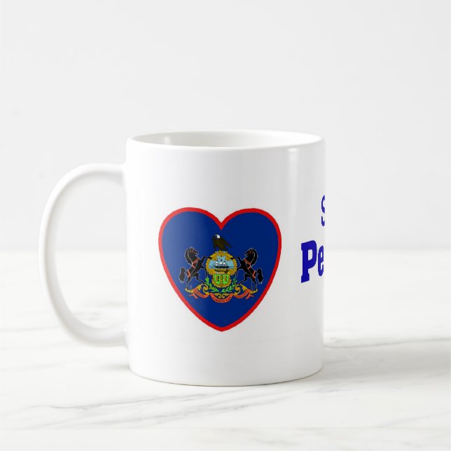 Mug Quelqu'un en Pennsylvanie m'aime (Gauche)