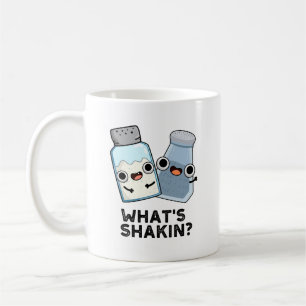Mug Qu'est-ce que Shakin Funny Sel et Pepper Shaker Pu