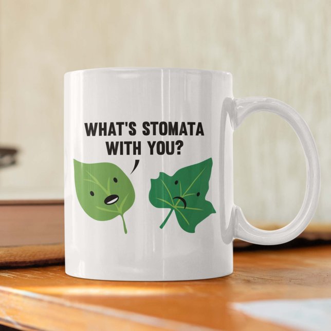 Mug Qu'est-ce que Stomata avec toi ? (Créateur téléchargé)