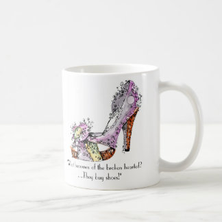Mug "Qu'est-ce qu'il advient du hearted cassé ? "