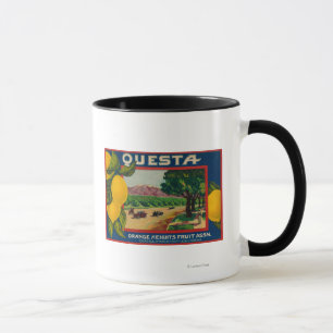 Mug Questa Lemon LabelCorona, CA