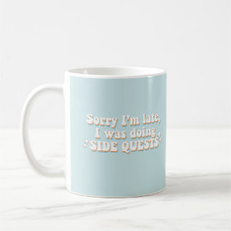 Mug Quêtes secondaires - Humour de joueur identifiable