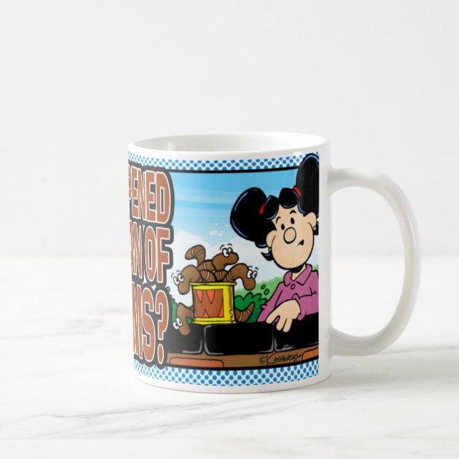 Mug Qui a ouvert la boîte des vers (Droite)