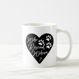 Mug Qui a Secouru qui chien Empreintes de pattes anima