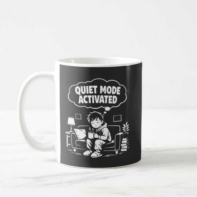 Mug Quiet Mode Activated (Gauche)