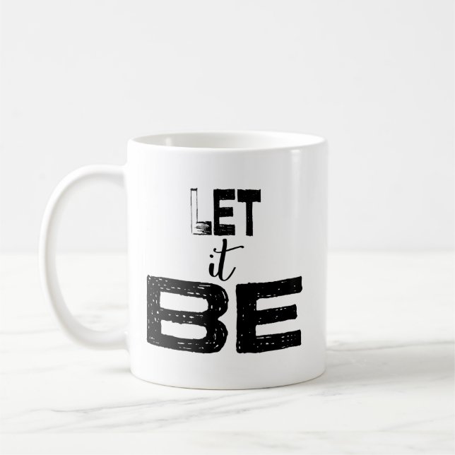 Mug Qu'Il S'Agisse De Citation De Typographie (Gauche)