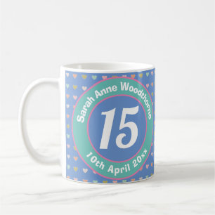 Mug Quinze Ans. Anniversaire.