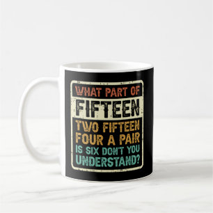 Mug Quinze Deux Quinze Quatre Une Paire Six Cribbage