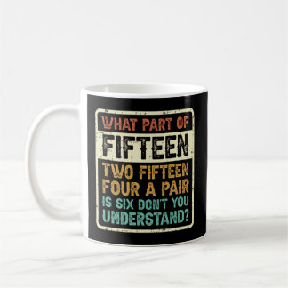 Mug Quinze Deux Quinze Quatre Une Paire Six Cribbage