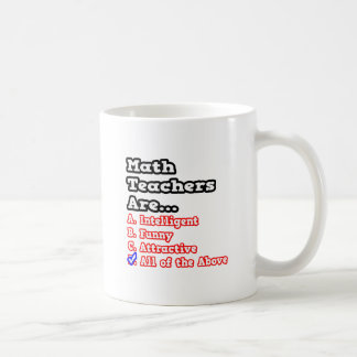 Mug Quiz de l'enseignant en mathématiques...Plaisanter