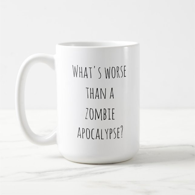 Mug Quoi de pire que - 15 oz. Musique (Gauche)