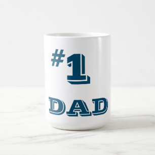 Mug/Quote-"#1 DAD" Coffee Mug