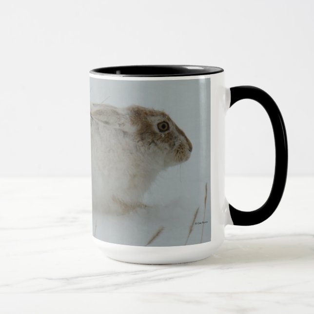 Mug R7 Lièvre de raquette prêt à courir (Droite)